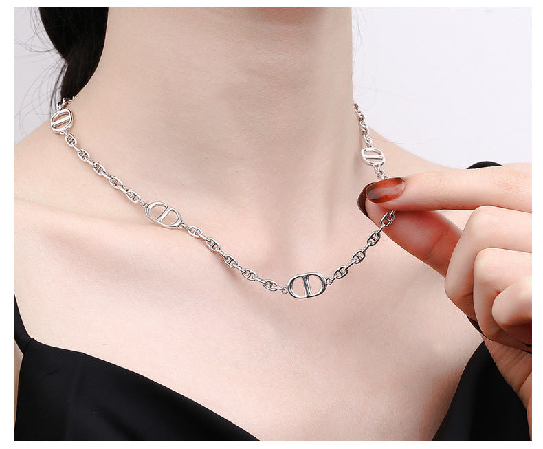 S925 Sterling Silver Necklace for Women