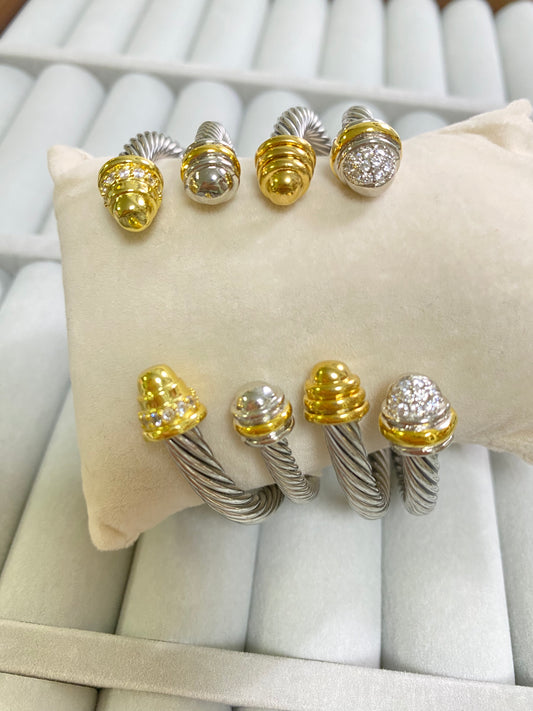 DY bracelet stack 4pcs mix color