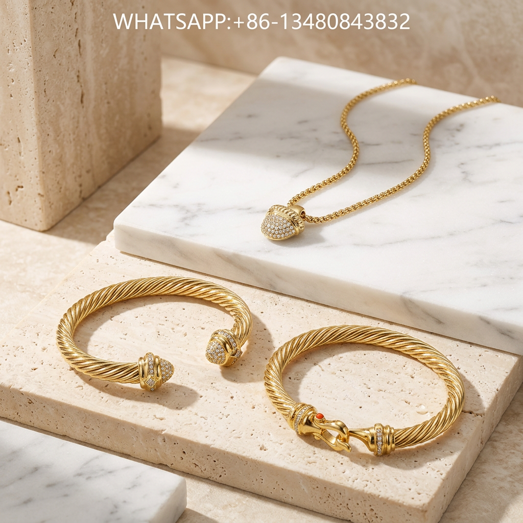 DY Set Gold Dome & Marine Hook - WHATSAPP:+86-13480843832